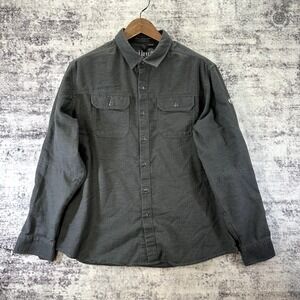 Kuhl Shiftr Long Sleeve Grey Shirt‎ - Mens XL - 7190